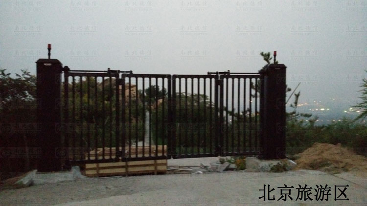 北京旅游區智能懸折門案例